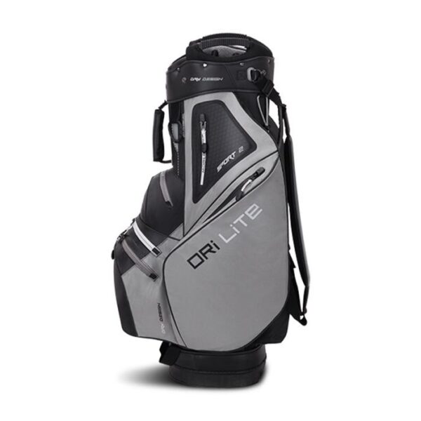 Big Max Dri Lite Sport 2 Cart Bag-Black/Grey - Image 4