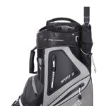 Big Max Dri Lite Sport 2 Cart Bag-Black/Grey - Image 6