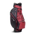 Big Max Dri Lite Sport 2 Cart Bag-Black/Red - Image 3