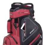 Big Max Dri Lite Sport 2 Cart Bag-Black/Red - Image 7