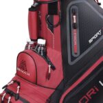 Big Max Dri Lite Sport 2 Cart Bag-Black/Red - Image 9