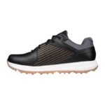 SKECHERS Women's Elite 5 GF MD Spikeless Golf Shoes - Black/Rose Gold - Image 5