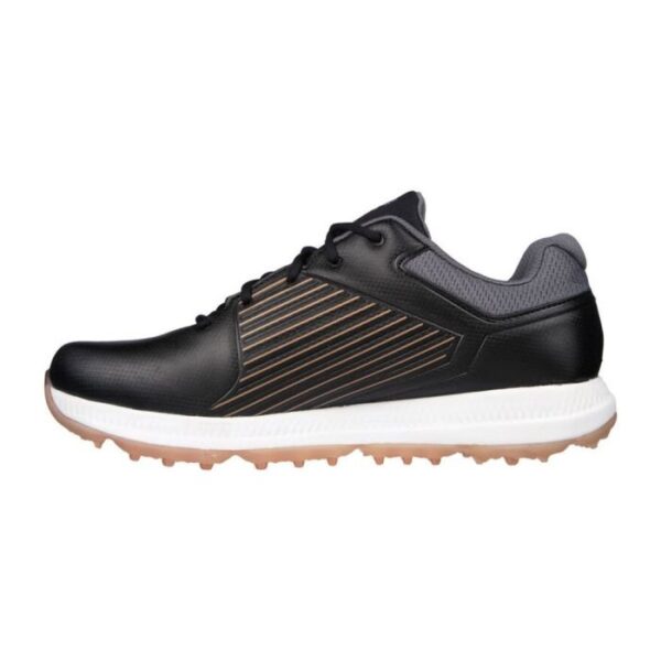 SKECHERS Women's Elite 5 GF MD Spikeless Golf Shoes - Black/Rose Gold - Image 5