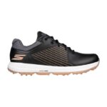 SKECHERS Women's Elite 5 GF MD Spikeless Golf Shoes - Black/Rose Gold