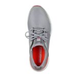 SKECHERS Women's Max Sport MD Spikeless Golf Shoes – Grey/Coral - Image 3