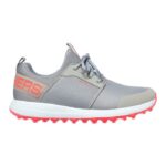 SKECHERS Women's Max Sport MD Spikeless Golf Shoes – Grey/Coral