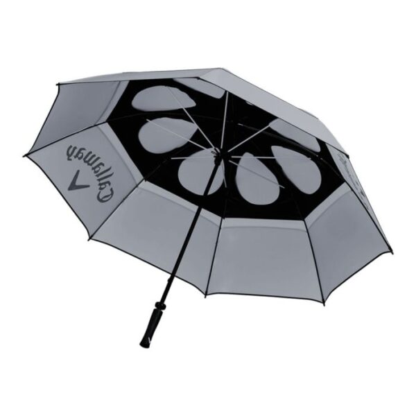Callaway Shield Double Canopy Umbrella - Grey/Black - Image 2