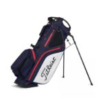 TITLEIST Hybrid 5 Stand Bag-Navy/Red/White