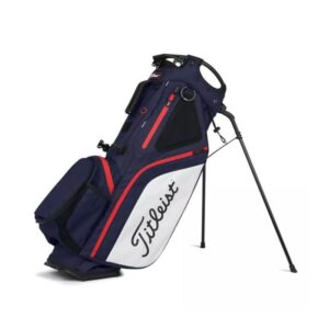 TITLEIST Hybrid 5 Stand Bag-Navy/Red/White