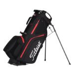 TITLEIST Hybrid 5 Stand Bag-Black/Red