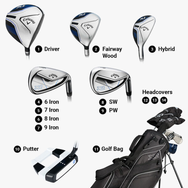 Callaway XT 10-PIECE TEEN SET-BLACK - Image 3