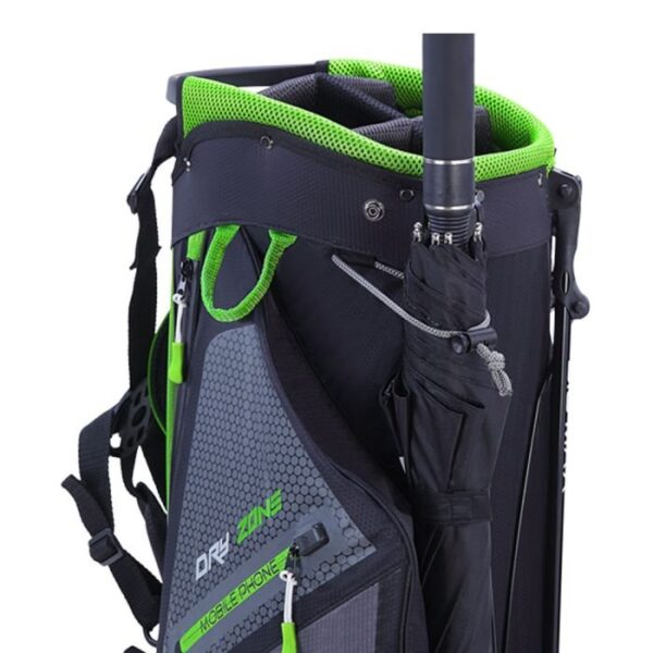 Big Max Dri Lite Feather Stand Bag-Green/Black - Image 6