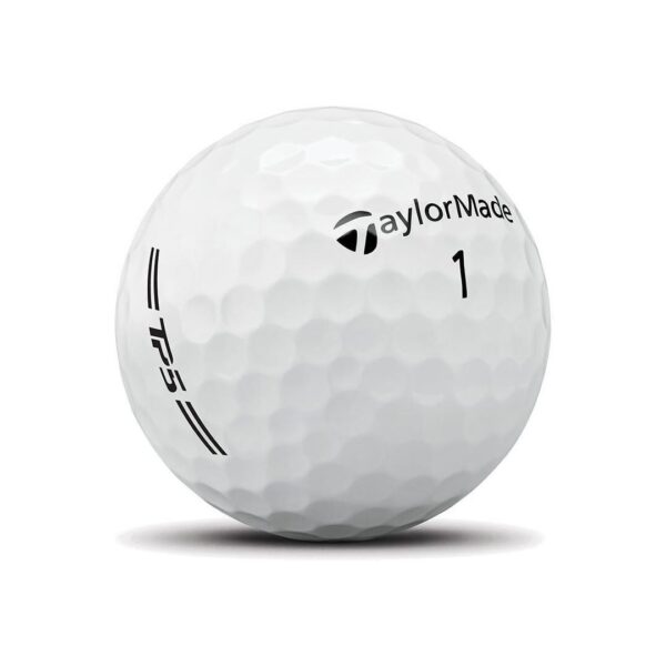 Taylormade TP5 Golf Balls - White - Image 2