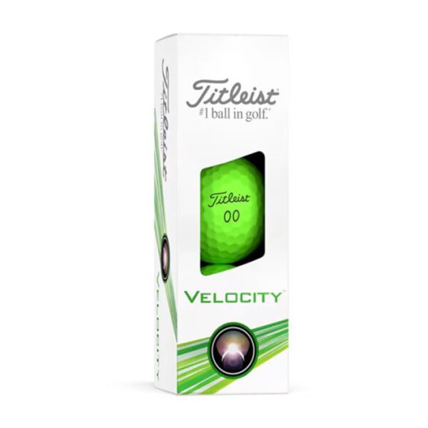 Titleist Velocity Golf Balls - Matte Green - Image 5