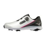 MIZUNO Nexlite SL Boa Men’s Spiked WD Golf Shoes – White/Black