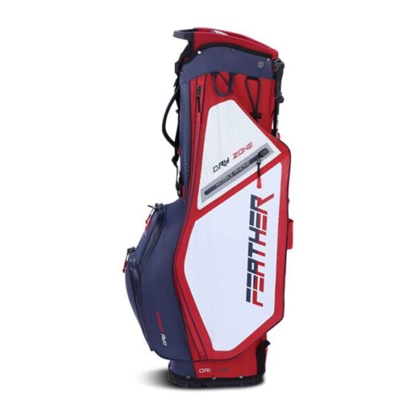 Big Max Dri Lite Feather Stand Bag-Blue/Red/White - Image 3