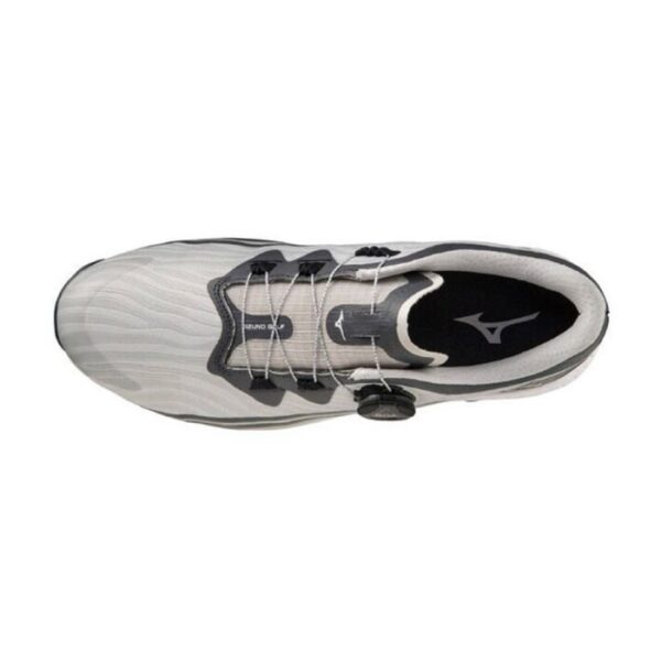 MIZUNO Men’s Nexlite WG Boa WD Spikeless Golf Shoes - Gray/Black - Image 3