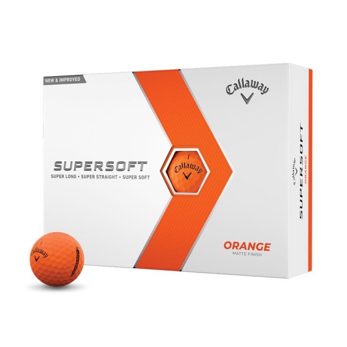 orange_13.jpg Callaway Supersoft Golf Balls - Matte Orange - Image 1