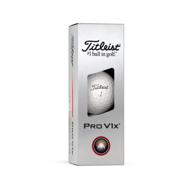 Titleist 2025 Pro V1x Golf Balls - White - Image 4