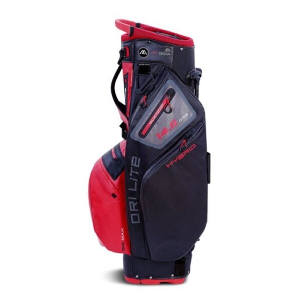 Big Max Dri Lite Hybrid 2 Stand Bag-Red/Black - Image 3