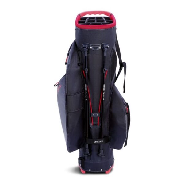Big Max Dri Lite Hybrid 2 Stand Bag-Red/Black - Image 4