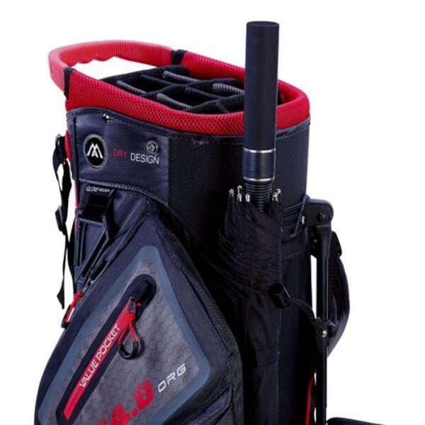 Big Max Dri Lite Hybrid 2 Stand Bag-Red/Black - Image 5