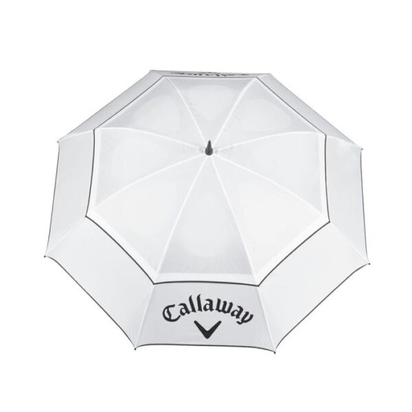 Callaway Shield Double Canopy Umbrella - White/Black - Image 3