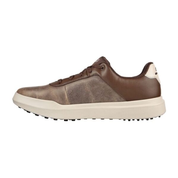 SKECHERS Men's Drive 5 LX MD Spikeless Golf Shoes - Brown - Image 4