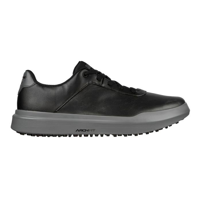 skechers-shoes_1_1.jpg SKECHERS Men's Drive 5 LX MD Spikeless Golf Shoes - Black/Grey - Image 1