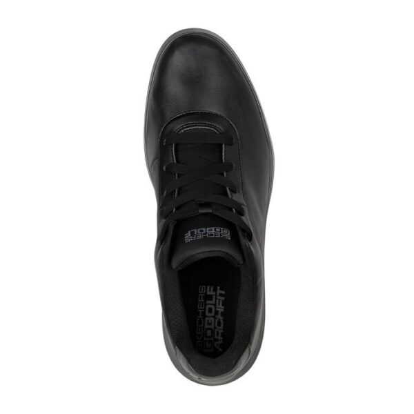 SKECHERS Men's Drive 5 LX MD Spikeless Golf Shoes - Black/Grey - Image 2