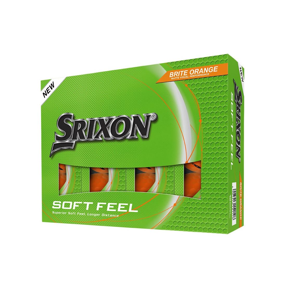 soft-feel-brite-golf-balls_1 Srixon Soft Feel Golf Balls-Orange - Image 1