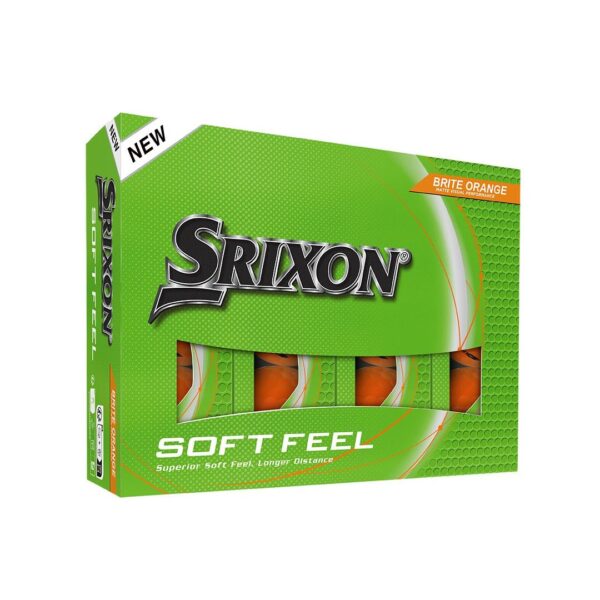 Srixon Soft Feel Golf Balls-Orange - Image 2