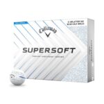 Callaway Supersoft Splatter 360 Golf Balls - White/Blue