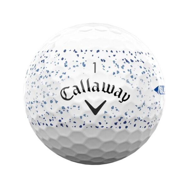 Callaway Supersoft Splatter 360 Golf Balls - White/Blue - Image 3