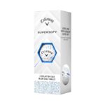 Callaway Supersoft Splatter 360 Golf Balls - White/Blue - Image 4