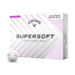 Callaway Supersoft Splatter 360 Golf Balls - White/Pink