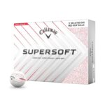 Callaway Supersoft Splatter 360 Golf Balls - White/Red