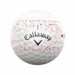 Callaway Supersoft Splatter 360 Golf Balls - White/Red - Image 3