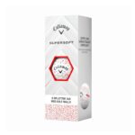 Callaway Supersoft Splatter 360 Golf Balls - White/Red - Image 4