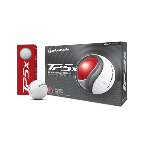 Taylormade TP5x Golf Balls - White - Image 4