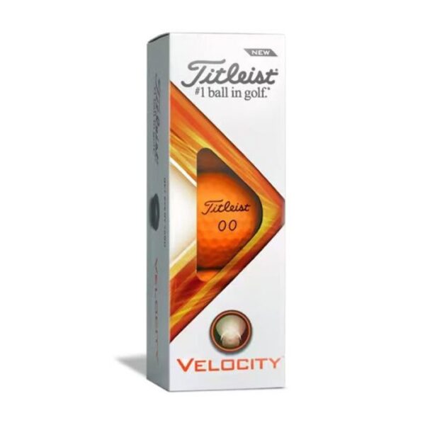Titleist Velocity Golf Balls - Matte Orange - Image 4