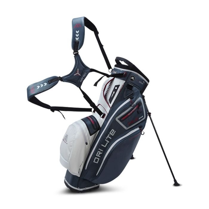 white-blueberry-merlot_9_1.jpg Big Max Dri Lite Hybrid 2 Stand Bag-Blue/White - Image 1