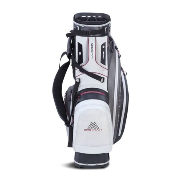 Big Max Dri Lite Hybrid 2 Stand Bag-White/Grey - Image 2