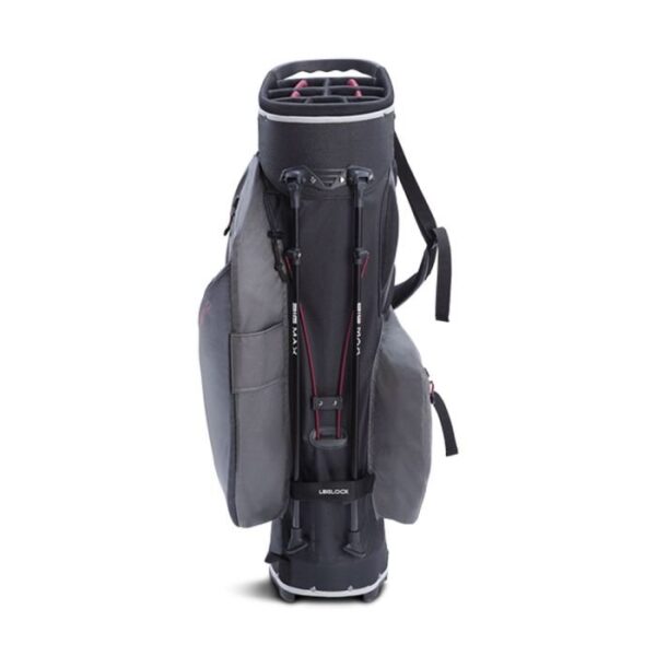 Big Max Dri Lite Hybrid 2 Stand Bag-White/Grey - Image 4