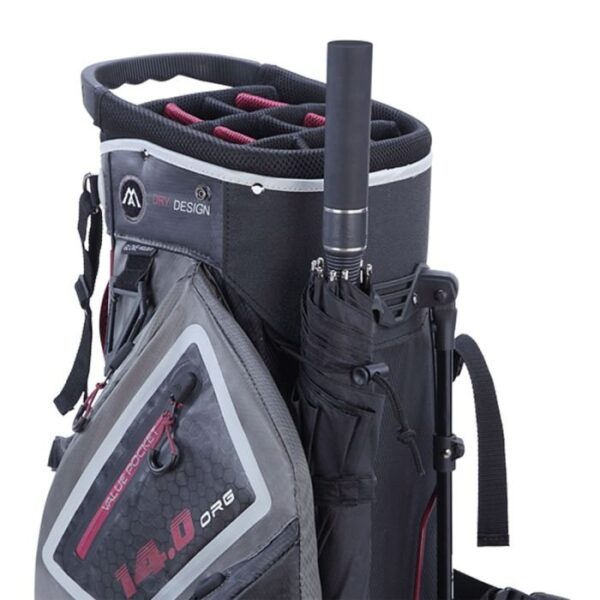 Big Max Dri Lite Hybrid 2 Stand Bag-White/Grey - Image 5