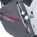 Big Max Dri Lite Hybrid 2 Stand Bag-White/Grey - Image 6