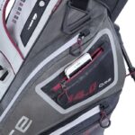 Big Max Dri Lite Hybrid 2 Stand Bag-White/Grey - Image 7