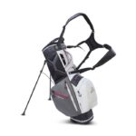 Big Max Dri Lite Hybrid 2 Stand Bag-White/Grey - Image 8