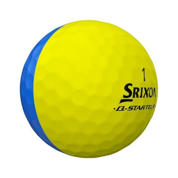 Srixon Q-Star Tour Divide Golf Balls - Yellow/Blue - Image 5