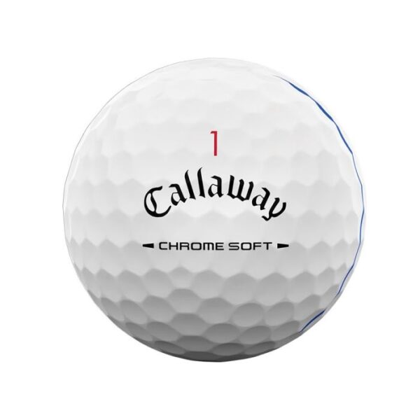 Callaway Chrome Soft Triple Track Golf Balls - White - Image 2